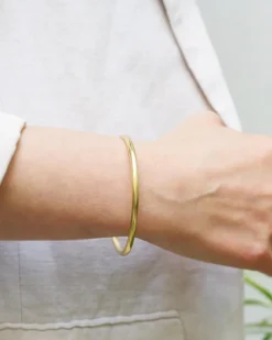 Pamono Bangle Bracelet in Gold><noscript><img width=