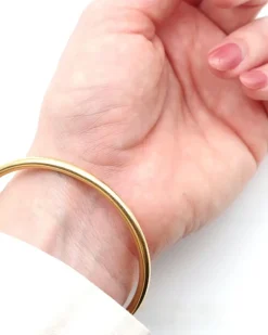 Pamono Bangle Bracelet in Gold><noscript><img width=