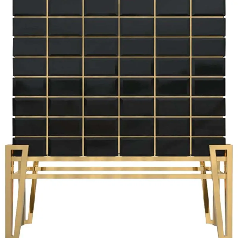 Pamono Bar Cabinet in Brass and Wood> Storage