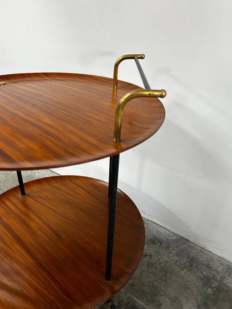 Online Pamono Bar Cart attributed to Campo e Graffi, 1960