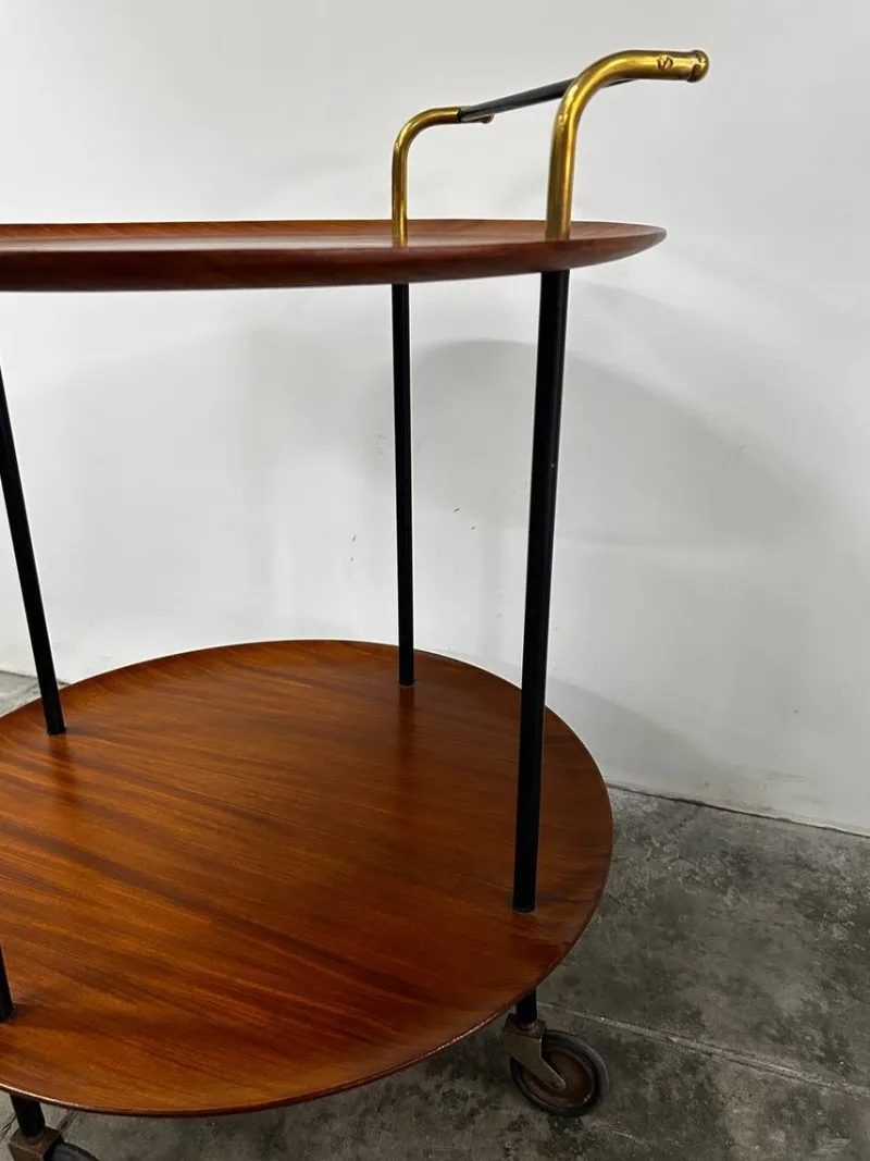 Online Pamono Bar Cart attributed to Campo e Graffi, 1960