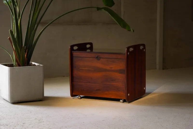 Discount Pamono Bar Cart by Sergio Rodrigues for OCA Brazil, 1965