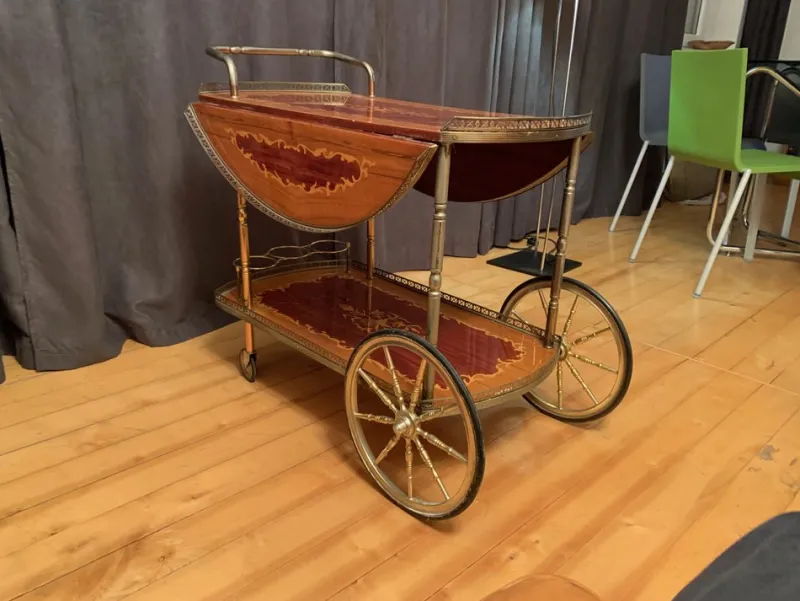 Pamono Bar Cart, 1970s> Serving Bar Carts & Trolleys