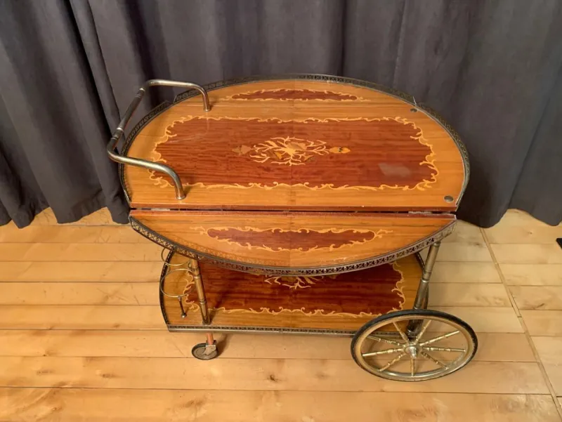 Pamono Bar Cart, 1970s> Serving Bar Carts & Trolleys