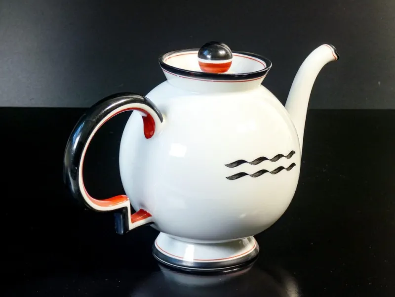 Pamono Barbara Tea Service by Giò Ponti for Ginori, Set of 9> Coffee & Tea Service