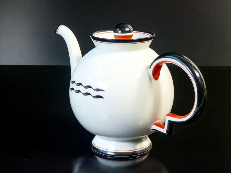 Pamono Barbara Tea Service by Giò Ponti for Ginori, Set of 9> Coffee & Tea Service