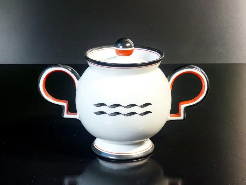 Pamono Barbara Tea Service by Giò Ponti for Ginori, Set of 9> Coffee & Tea Service