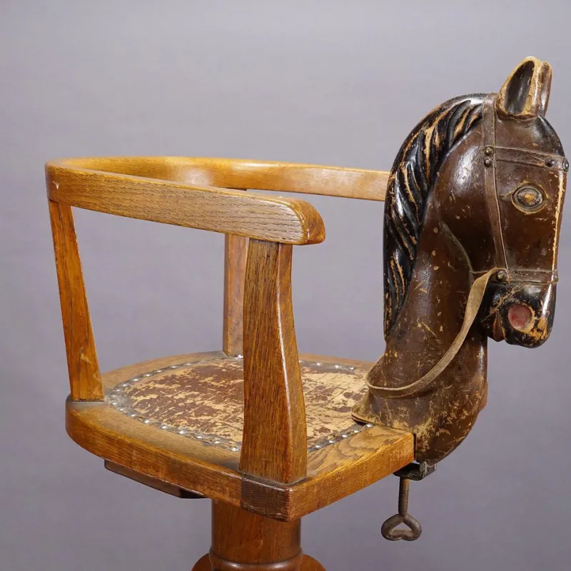 Online Pamono Barber Chair for Children, Germany, 1920s