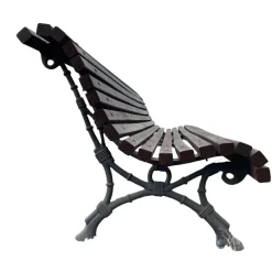 Pamono Barcelona Bench in Cast Iron and Wood, 1950s> Benches