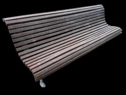 Pamono Barcelona Bench in Cast Iron and Wood, 1950s><noscript><img width=