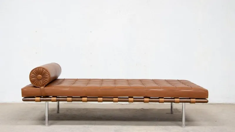 Pamono Barcelona Daybed by Ludwig Mies Van Der Rohe, 1930s> Daybeds & Chaises Lounges