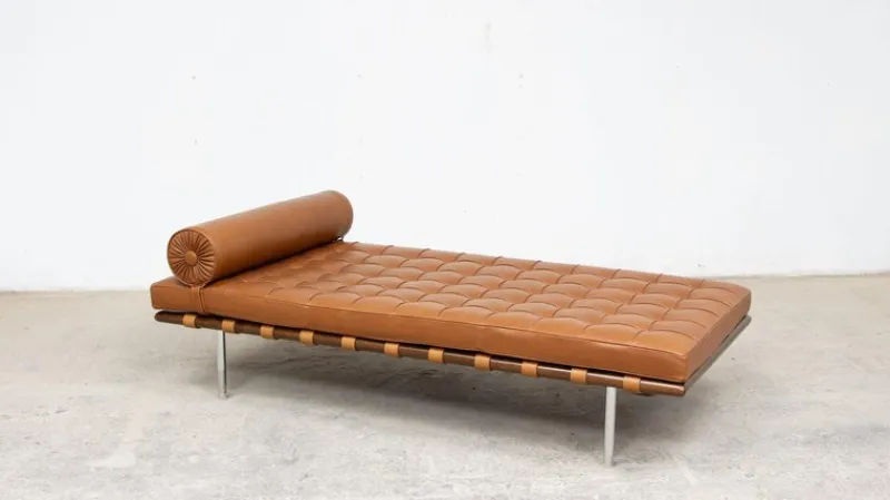 Pamono Barcelona Daybed by Ludwig Mies Van Der Rohe, 1930s> Daybeds & Chaises Lounges