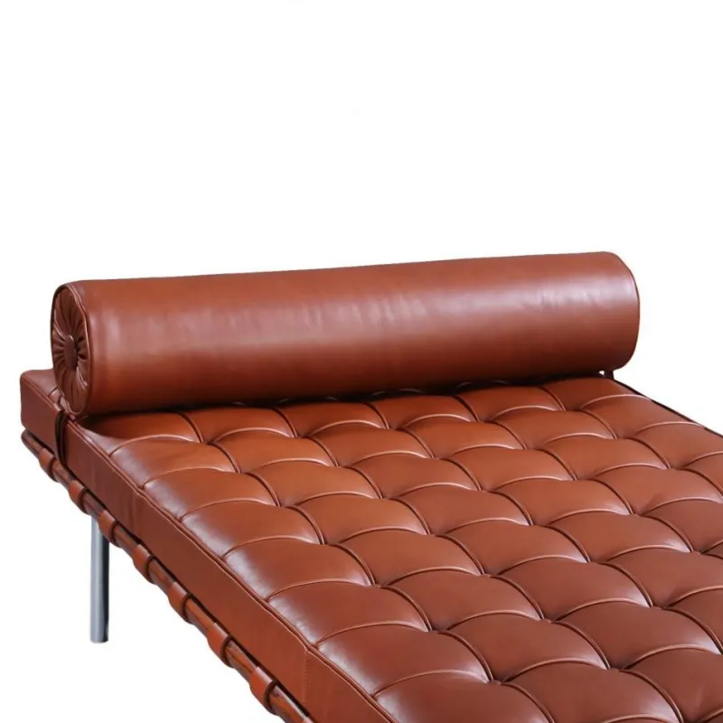 Outlet Pamono Barcelona Daybed Walnut Leather by Ludwig Mies Van Der Rohe