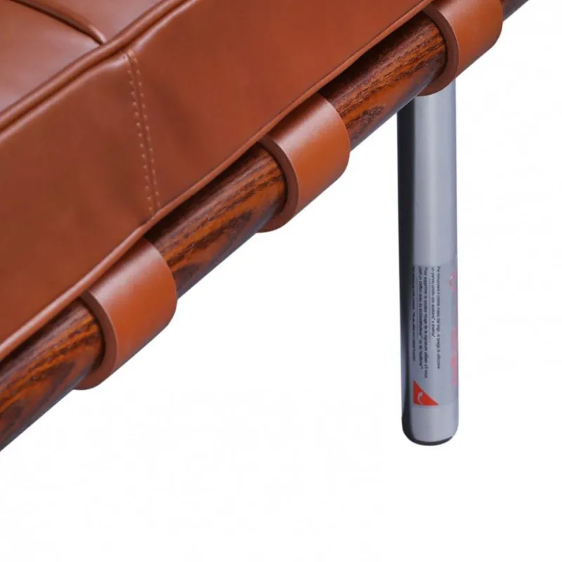 Outlet Pamono Barcelona Daybed Walnut Leather by Ludwig Mies Van Der Rohe