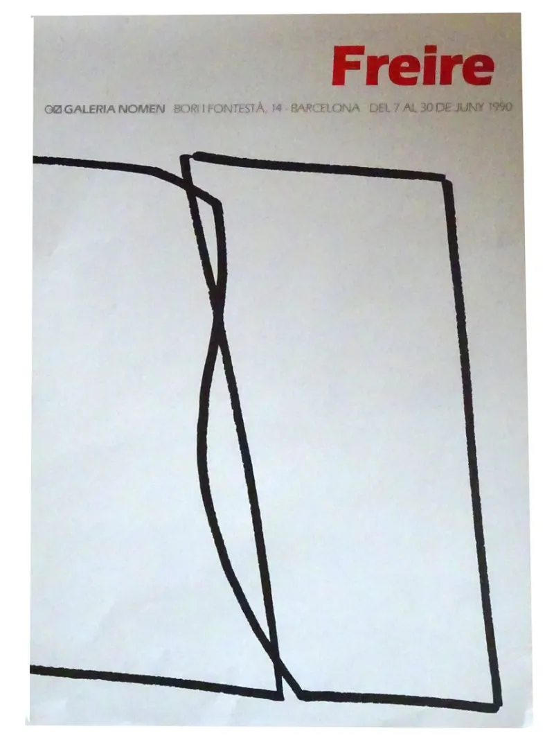 Pamono Barcelona Freire Exhibition Poster, 1970s> Posters