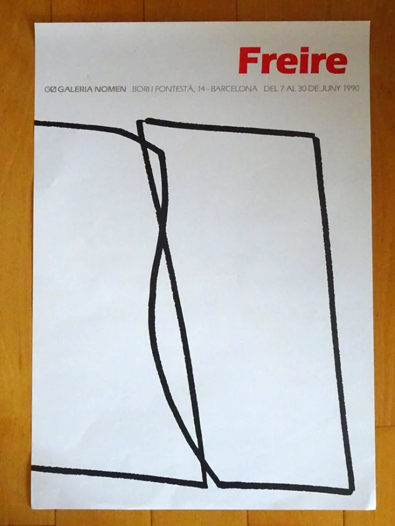 Pamono Barcelona Freire Exhibition Poster, 1970s> Posters