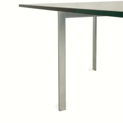 Pamono Barcelona Glass Coffee Table in Chrome by Ludwig Mies Van Der Rohe for Knoll International><noscript><img width=