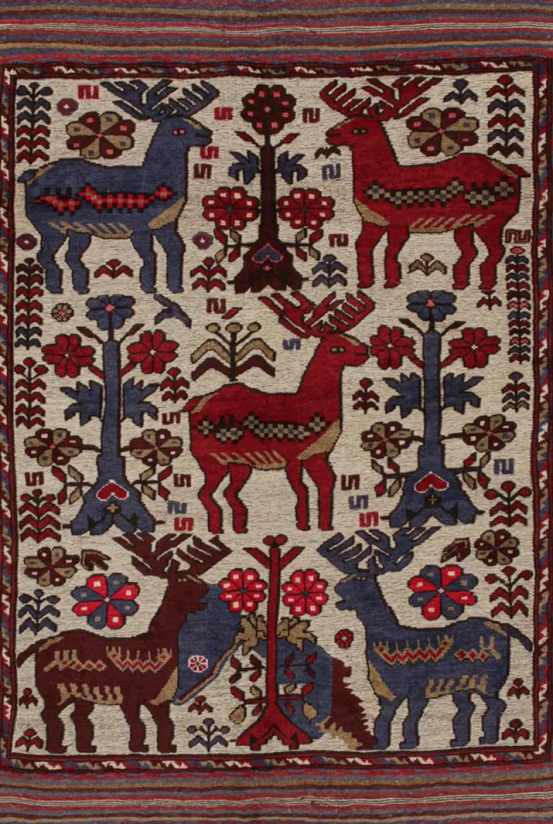 New Pamono Barjasta Style Rug from R&K Principal Jahanshah Nazmiyal
