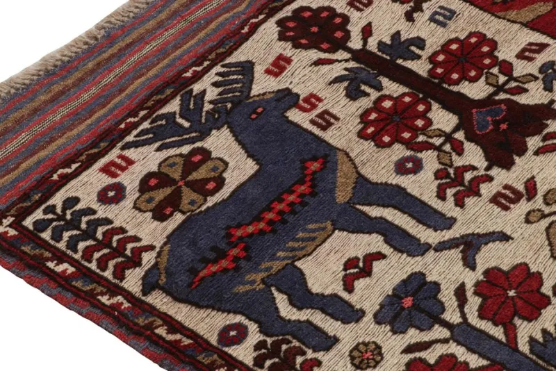 New Pamono Barjasta Style Rug from R&K Principal Jahanshah Nazmiyal