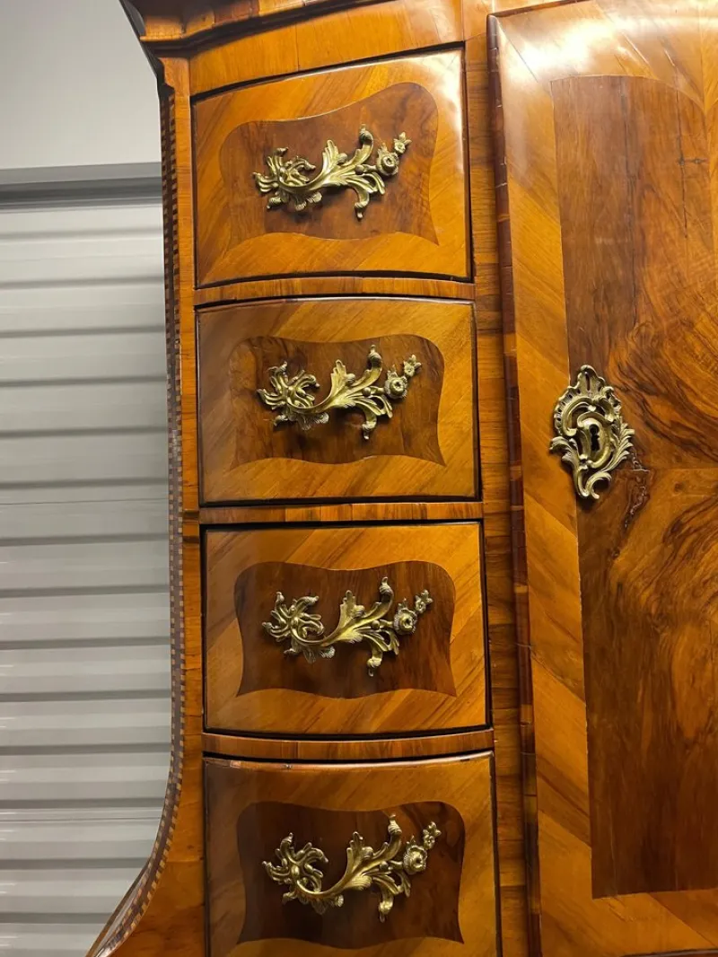 Hot Pamono Baroque Cabinet with Secretary, Germany 1760s-1770s