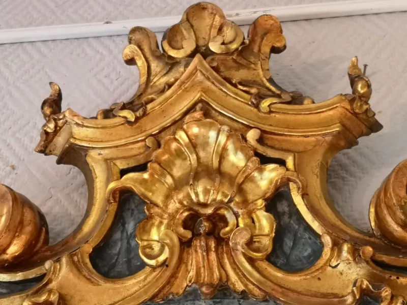 Pamono Baroque Carved Wood Wall Decor Pediment> Architectural Elements