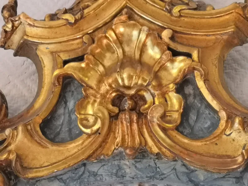 Pamono Baroque Carved Wood Wall Decor Pediment> Architectural Elements