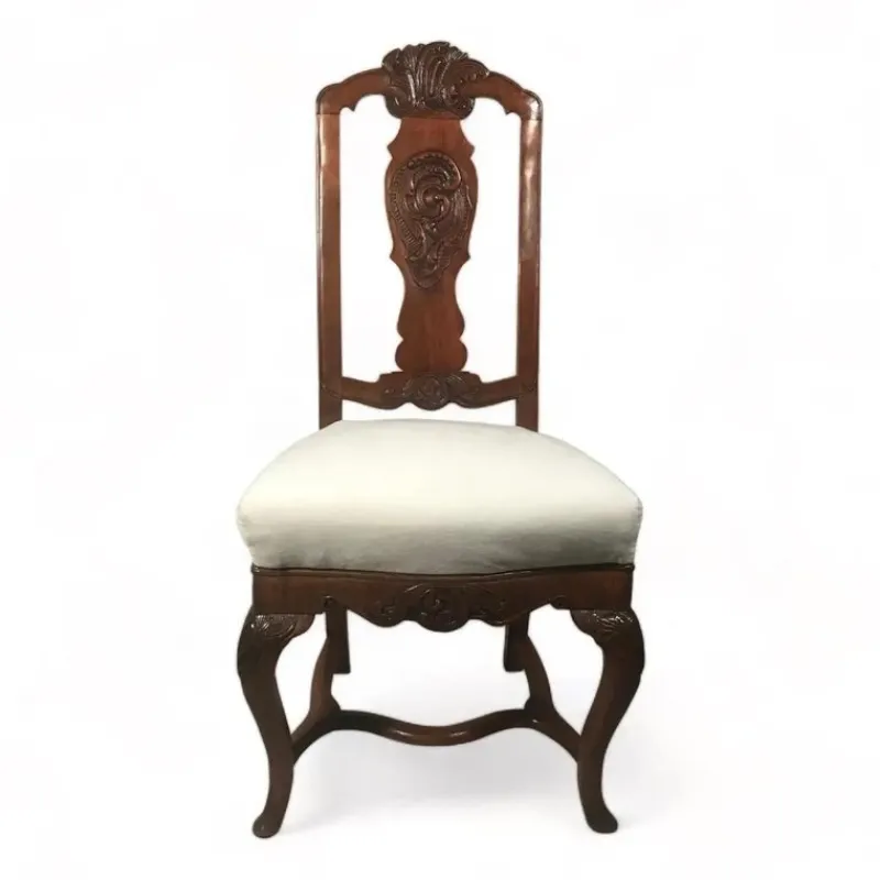 Pamono Baroque Chairs, Germany, 1750s, Set of 6> Side Chairs & Dining Chairs