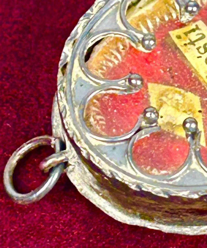 Pamono Baroque Reliquary with Relic of Saint Celestine I, 1700s> Necklaces