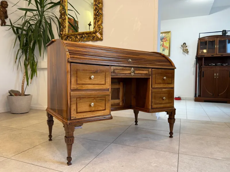 Pamono Baroque Rolling Shutter Secretary, 1780s