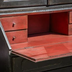 Pamono Baroque Secretaire in Dark Grey, 1700s><noscript><img width=
