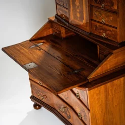 Clearance Pamono Baroque Secretaire in Walnut
