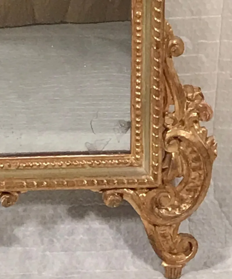 Clearance Pamono Baroque Style Giltwood Mirror, Italy, 19th Century