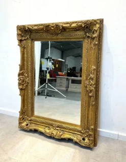 Clearance Pamono Baroque Style Mirror in Gilded Frame