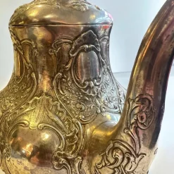 Pamono Baroque Teapot in 800 Silver, 1890s><noscript><img width=