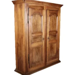 Pamono Baroque Wardrobe in Walnut, Freiburg, Switzerland, 1800s> Cabinets & Wardrobes