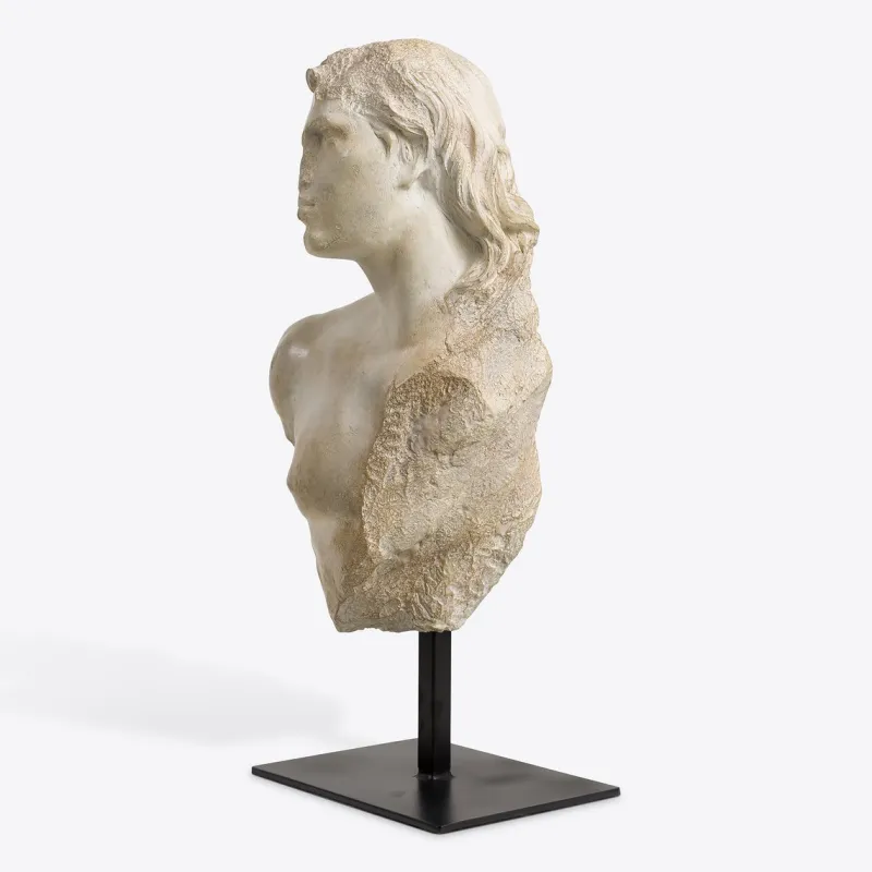 Pamono Basil Bust on Stand from Pure White Lines