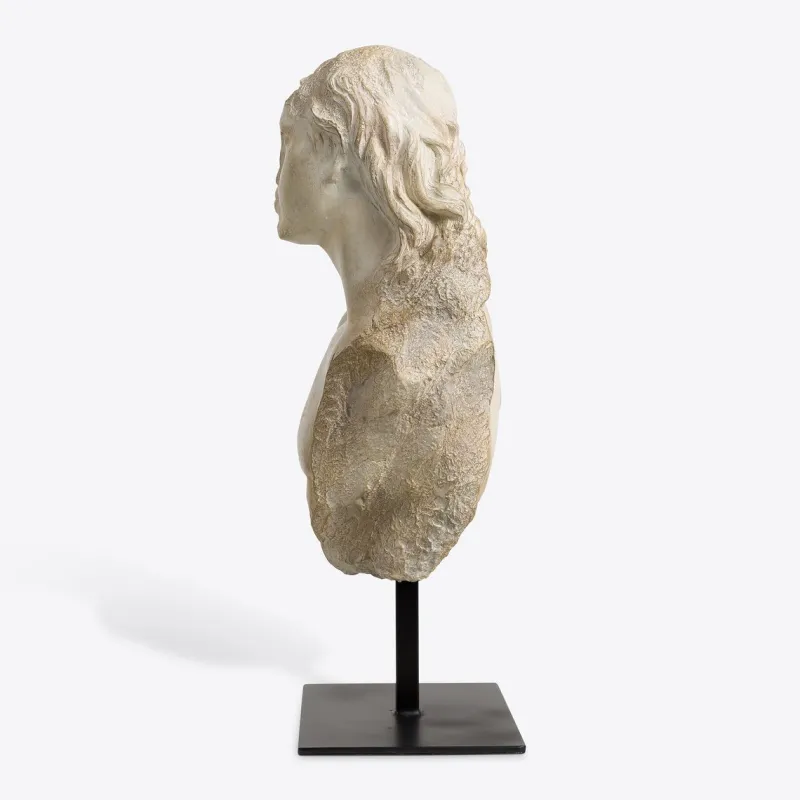 Pamono Basil Bust on Stand from Pure White Lines