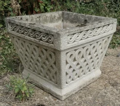 Outlet Pamono Basket Weave Garden Planters, 1950s, Set of 6