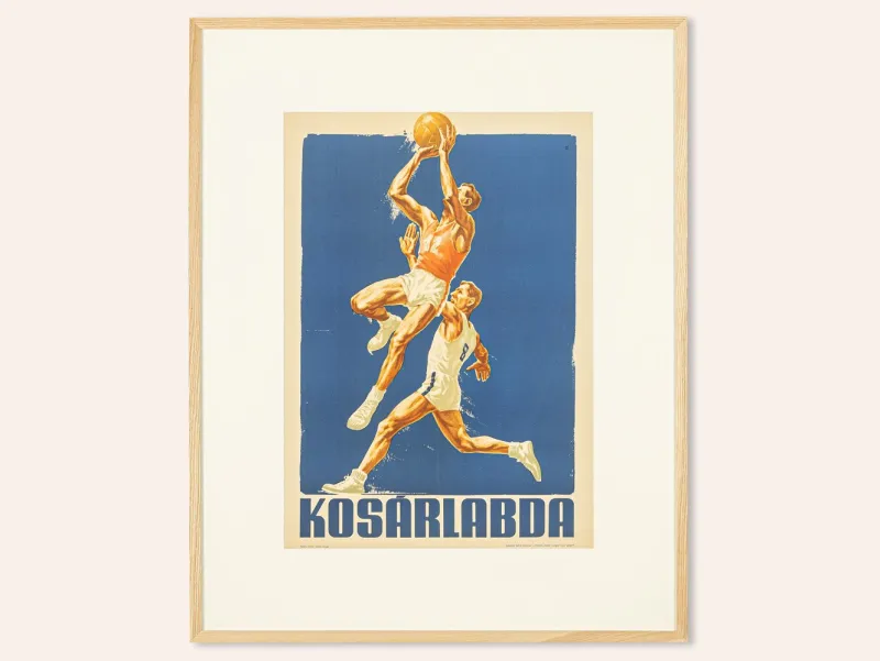 Discount Pamono Basketball Poster, 1955