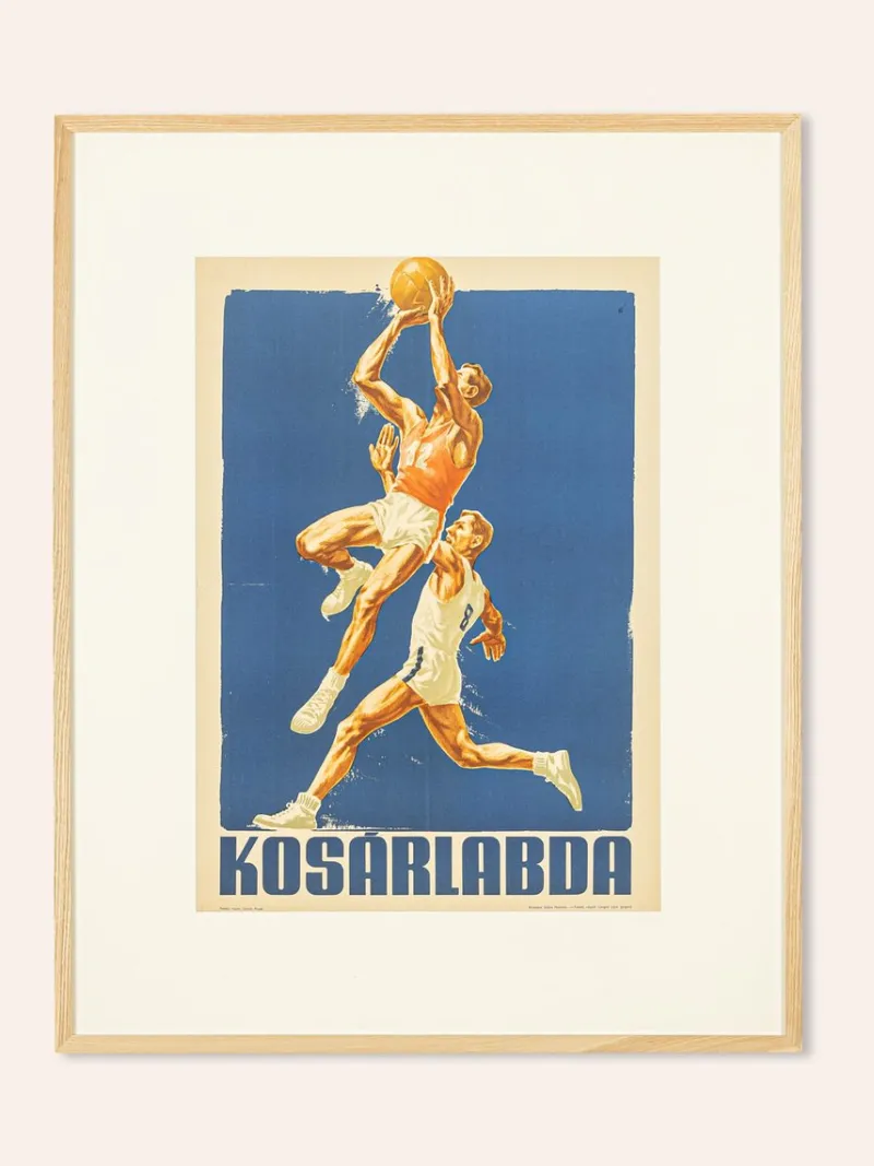 Discount Pamono Basketball Poster, 1955
