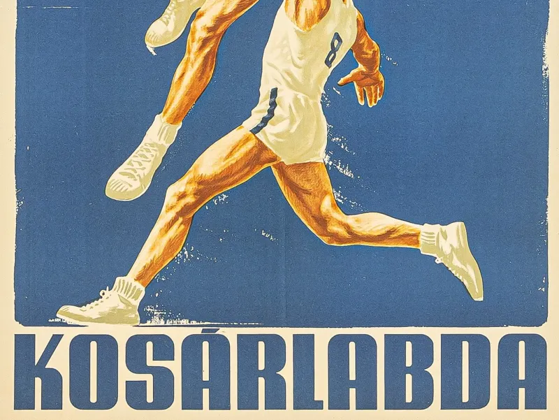 Discount Pamono Basketball Poster, 1955
