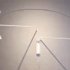 Pamono Bat Light with 2 Arms by Juanma Lizana