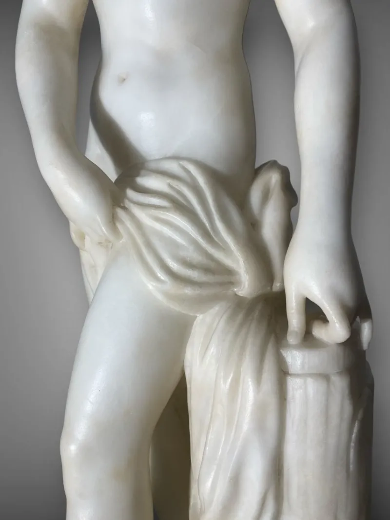 Pamono Bathing Venus Sculpture, 19th Century, Carrara Marble> Classical