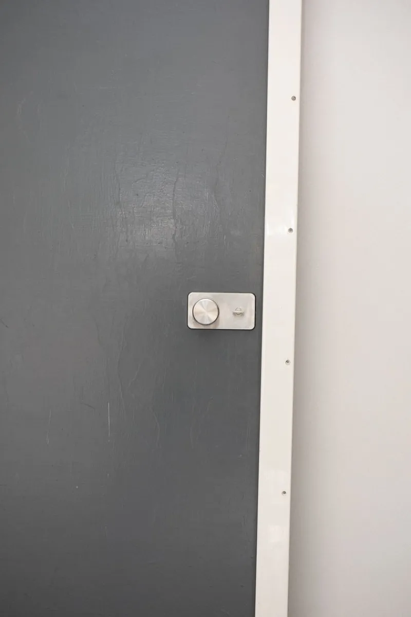 Pamono Bathroom Door by Charlotte Perriand for Les Arcs> Architectural Elements