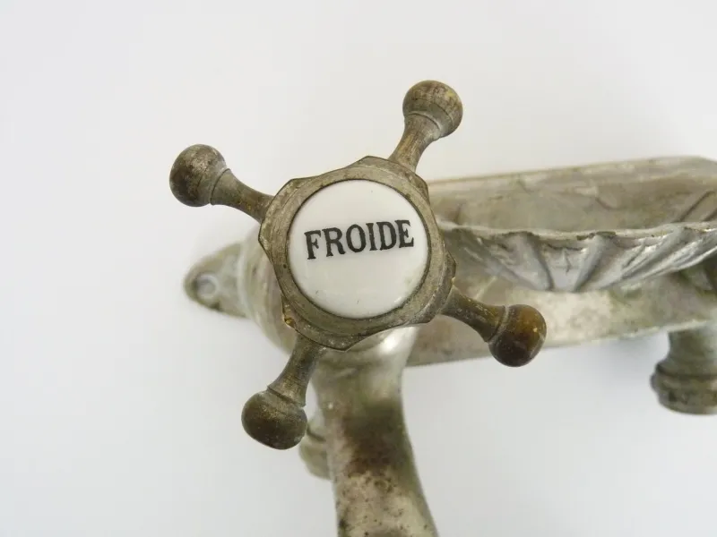 Sale Pamono Bathtub Tap in Silver Bronze, 1930s