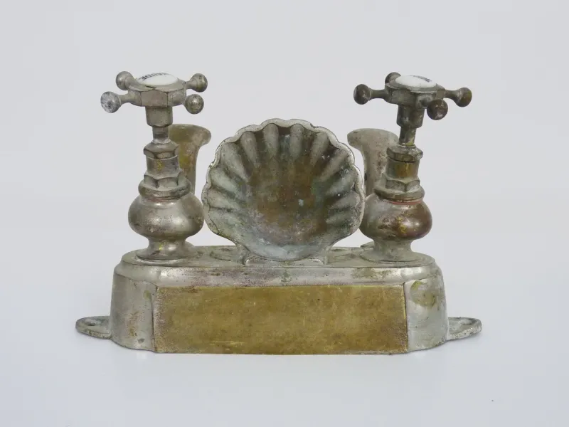 Sale Pamono Bathtub Tap in Silver Bronze, 1930s