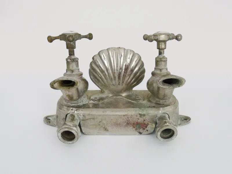 Sale Pamono Bathtub Tap in Silver Bronze, 1930s