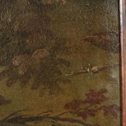Outlet Pamono Battle Scene, Oil on Canvas, 17th-Century