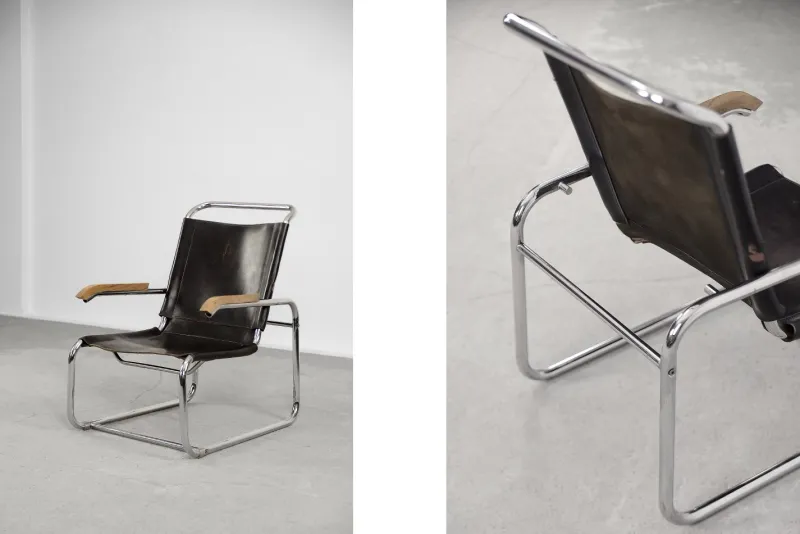 Hot Pamono Bauhaus B35 Chair by Marcel Breuer for Thonet, 1930s