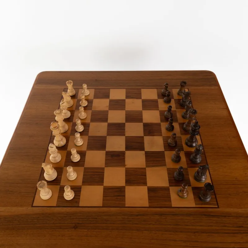 Pamono Bauhaus Chess Table, 1930s> Game Tables